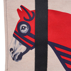 Beach Tote Bag Escale a La Plage Horse Motif