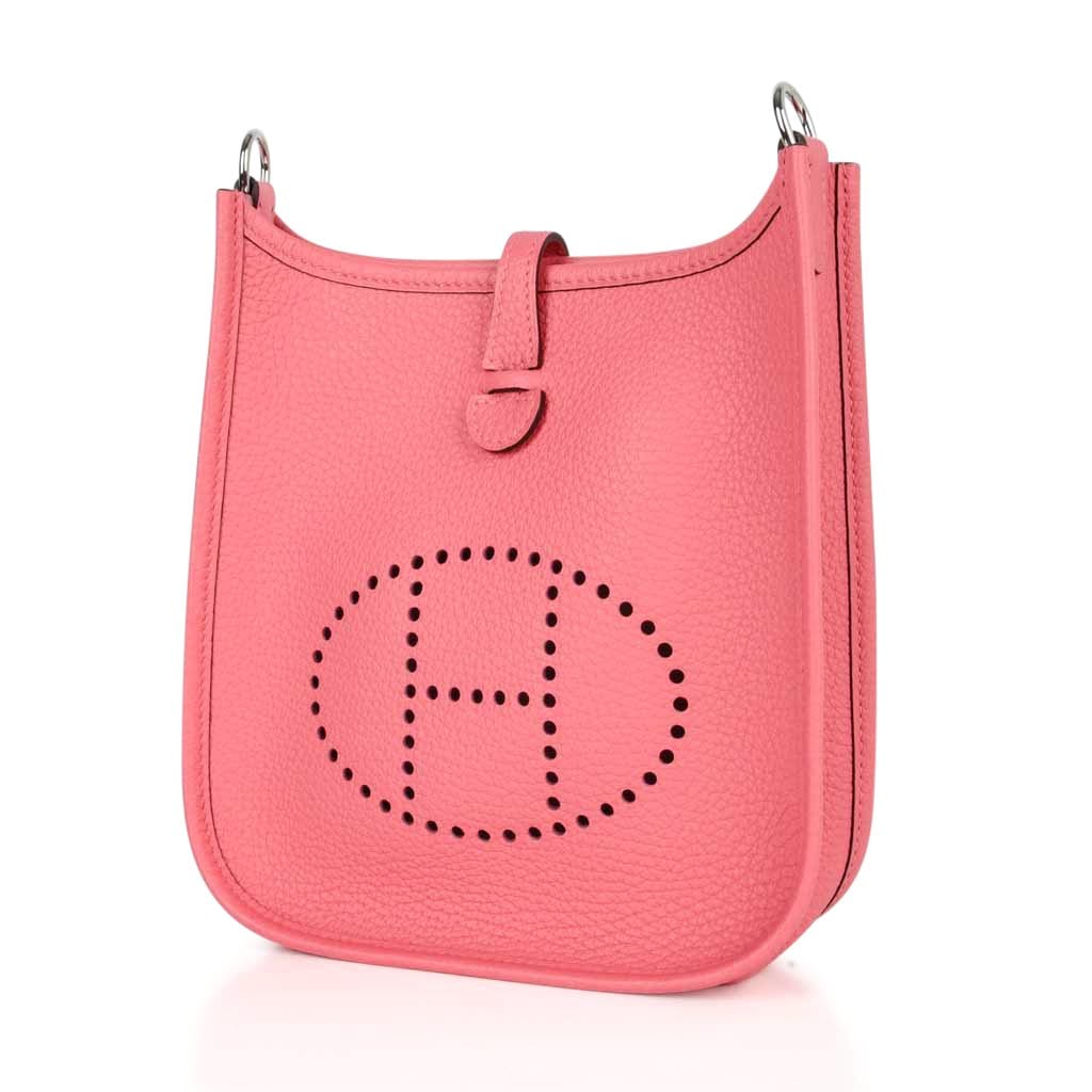 Evelyne TPM Bag Rose Azalee Crossbody Clemence Palladium NWT