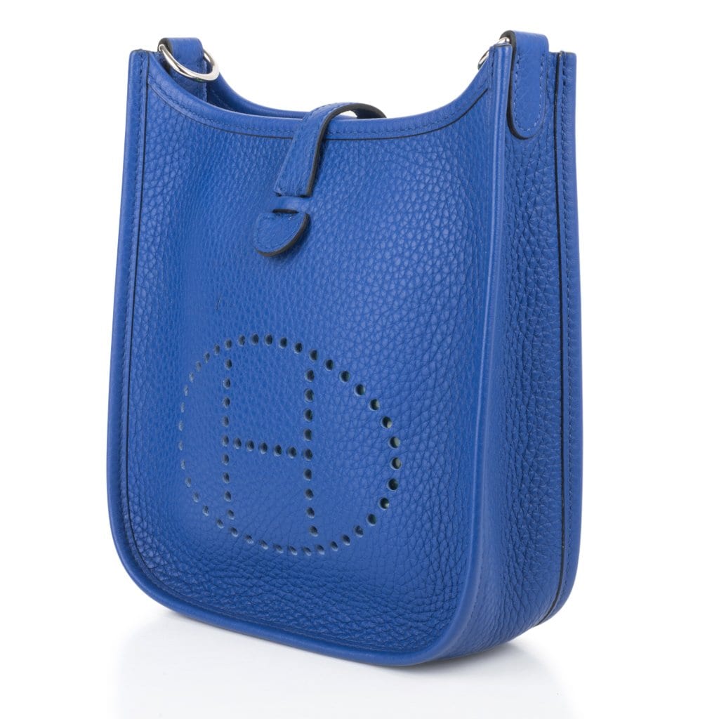 Evelyne TPM Bag Electric Blue Clemence Palladium