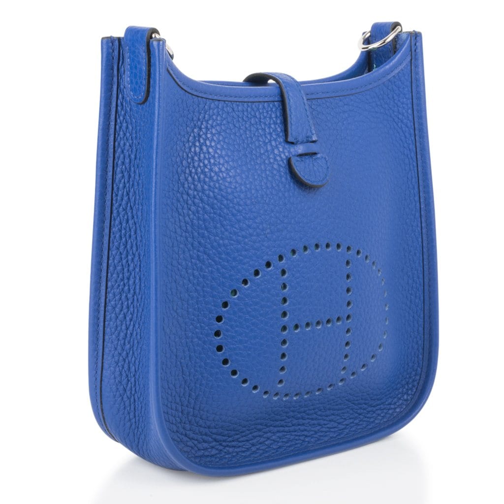 Evelyne TPM Bag Electric Blue Clemence Palladium