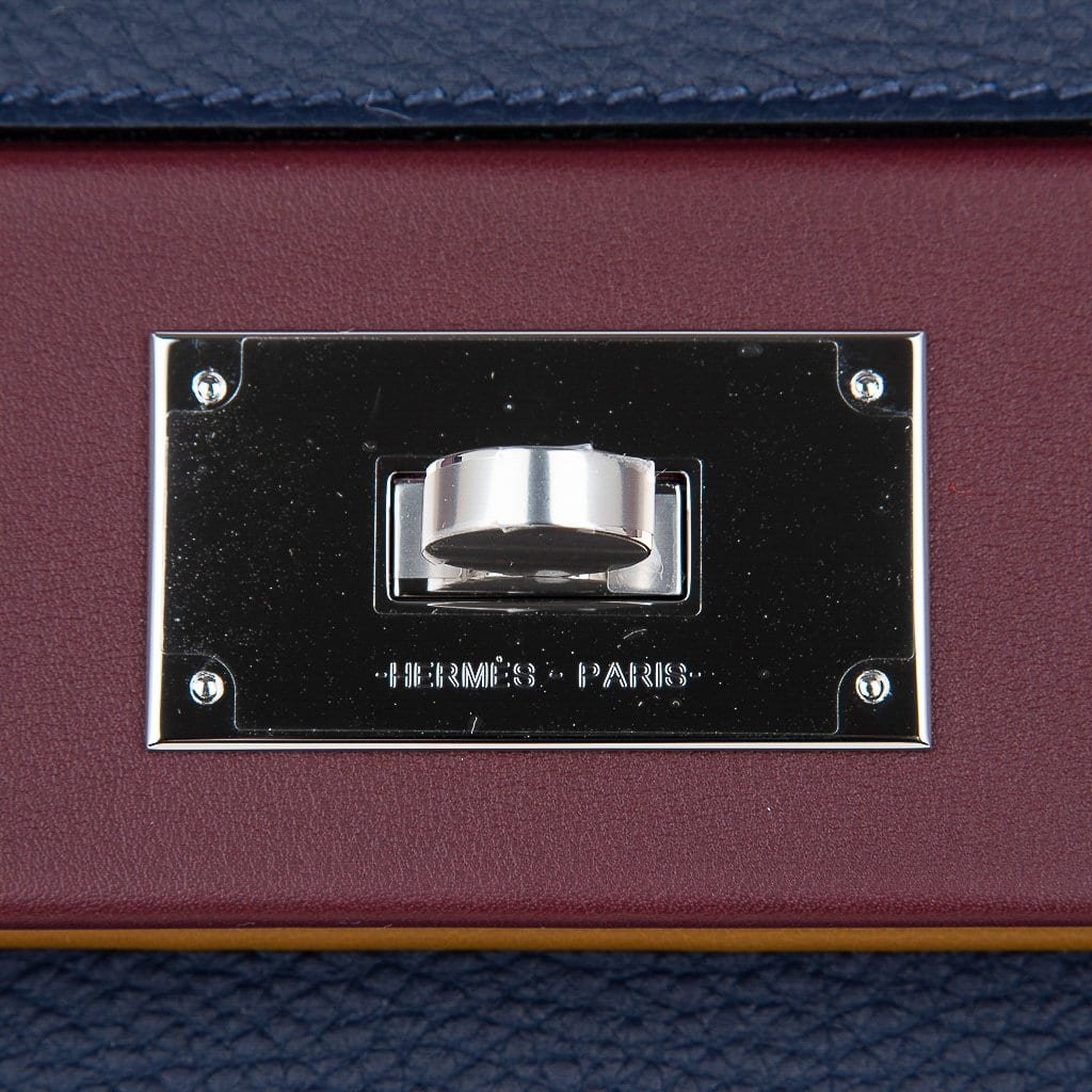 24 24 29 Bag Blue Nuit Indigo Bordeaux Kraft Palladium