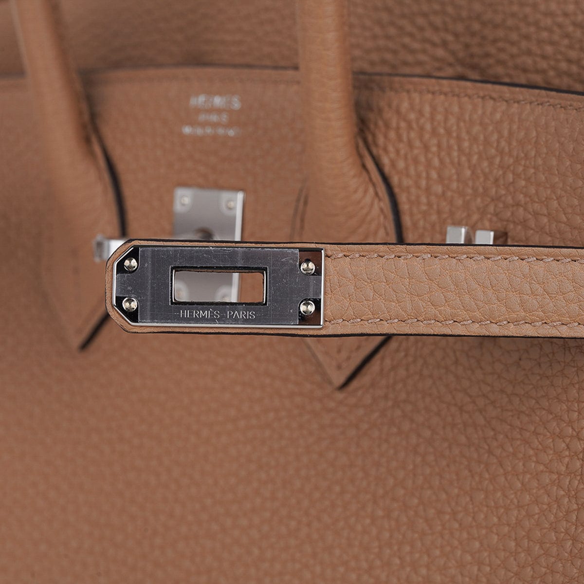 Birkin 25 Bag Chai Togo Leather with Palladium Hardware