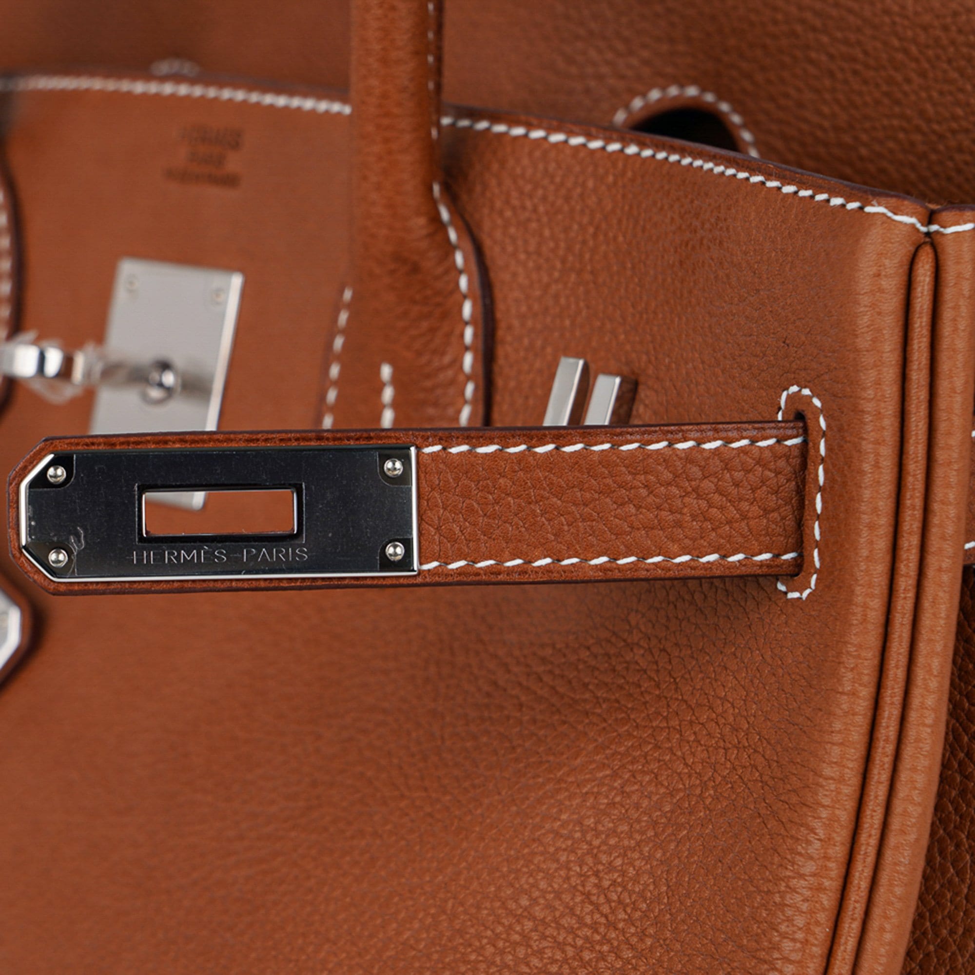 Birkin 30 Bag Barenia Faubourg Palladium Hardware