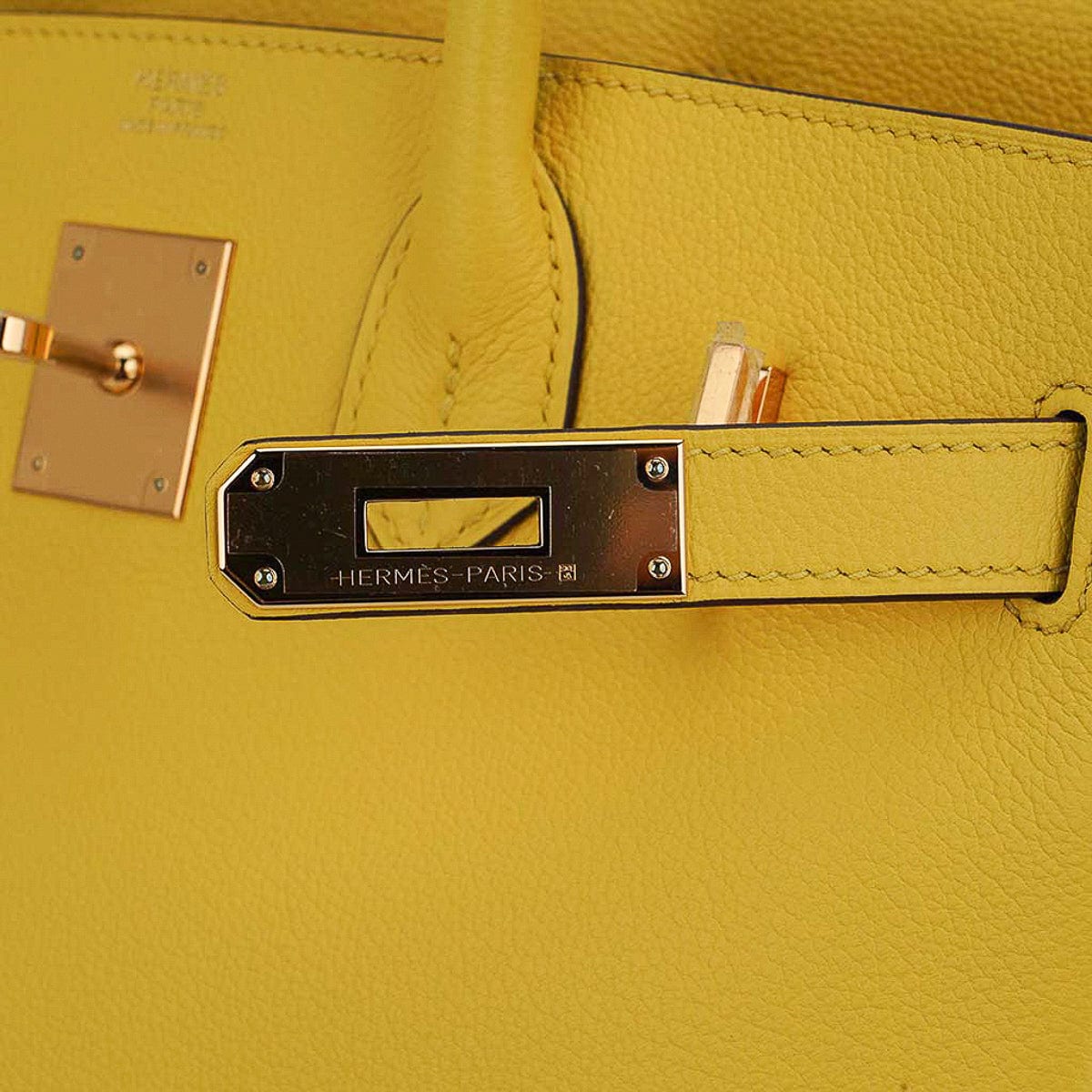 Verso Birkin 30 Bag Jaune de Naples & Gold Novillo Leather with Gold Hardware