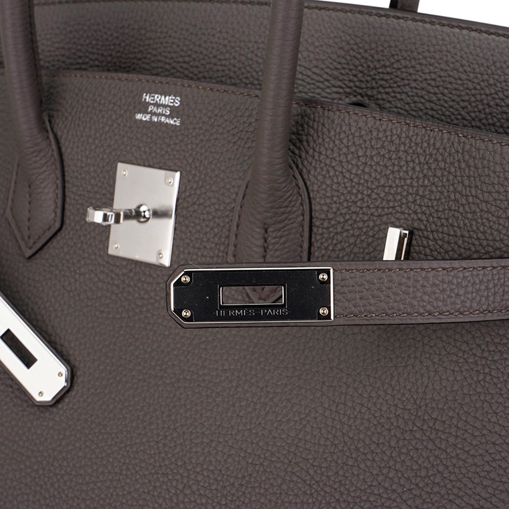 Birkin 35 Bag Etain Togo Leather with Palladium Hardware