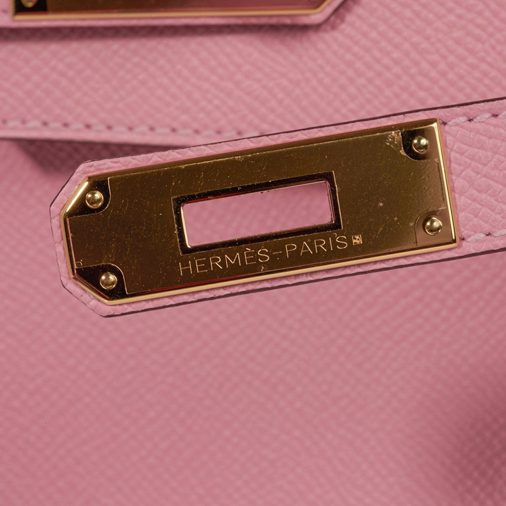 Birkin HSS 35 Bag Rose Confetti / Rubis Gold Hardware Epsom Leather