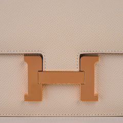Constance HSS 18 Bag Craie / Gris Perle Rose Gold Hardware