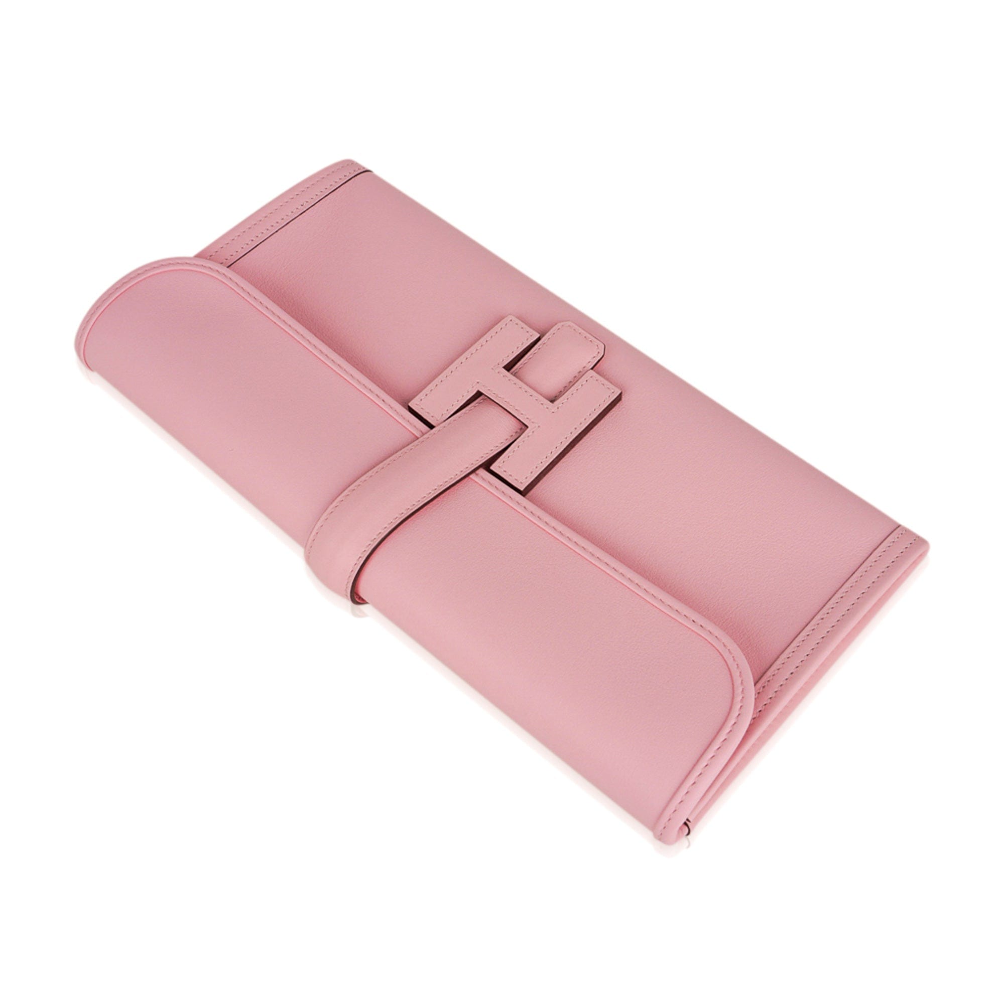 Jige Elan 29 Rose Sakura Clutch Bag Swift Leather