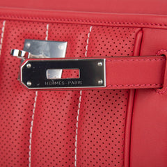 Berline 21 Bag shoulder/ Crossbody Vermillion Swift Palladium New w/ Box