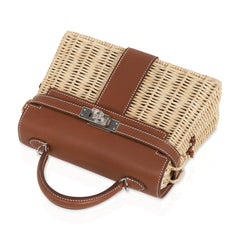 Mini Kelly 20 Bag Picnic Barenia & Osier
