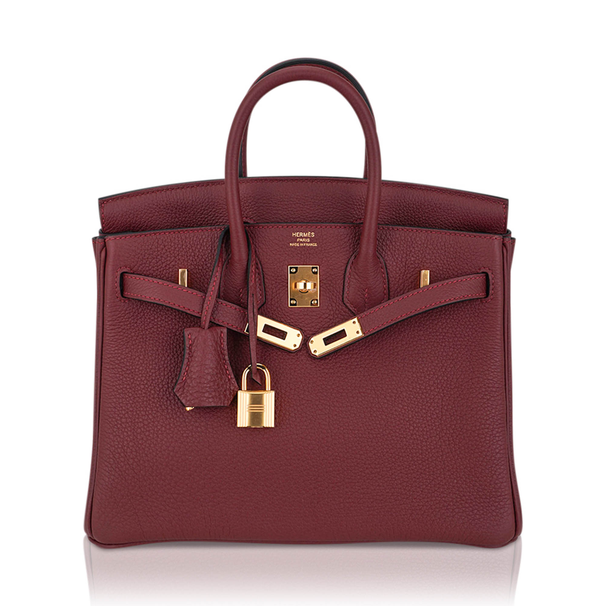 Birkin 25 Bag Rouge H Togo Leather with Gold Hardware