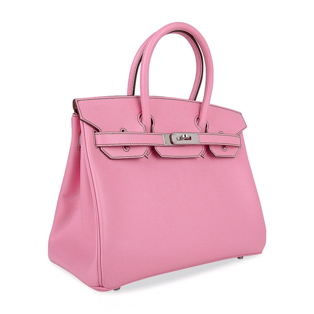 Birkin 30 Bag 5P Pink Epsom Palladium Hardware