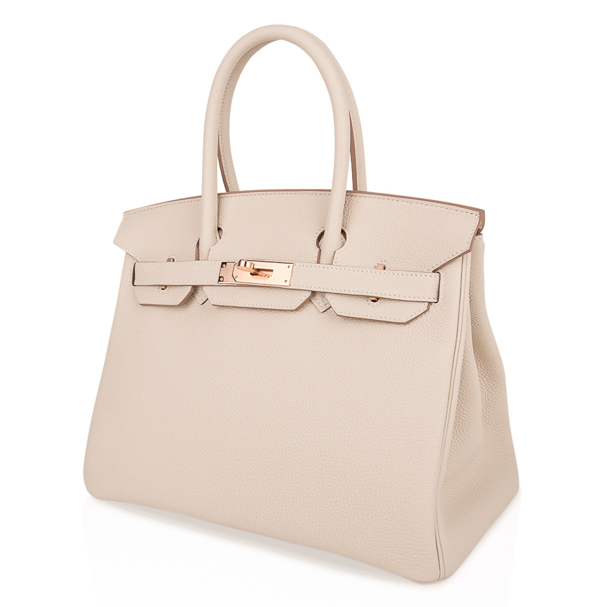 Birkin 30 Bag Craie Rose Gold Hardware Neutral Beauty