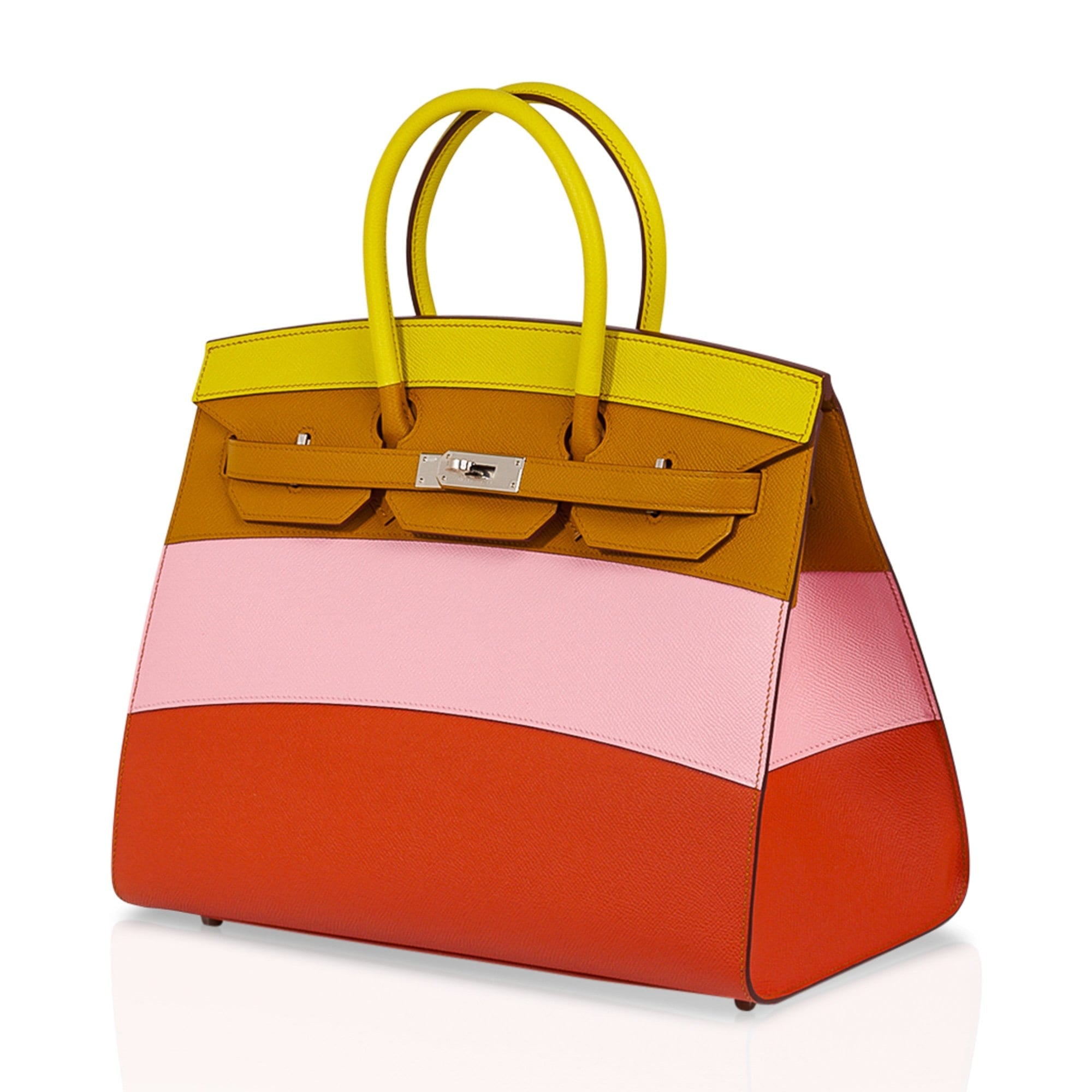 Sunrise Rainbow Sellier Birkin 35 Limited Edition Bag