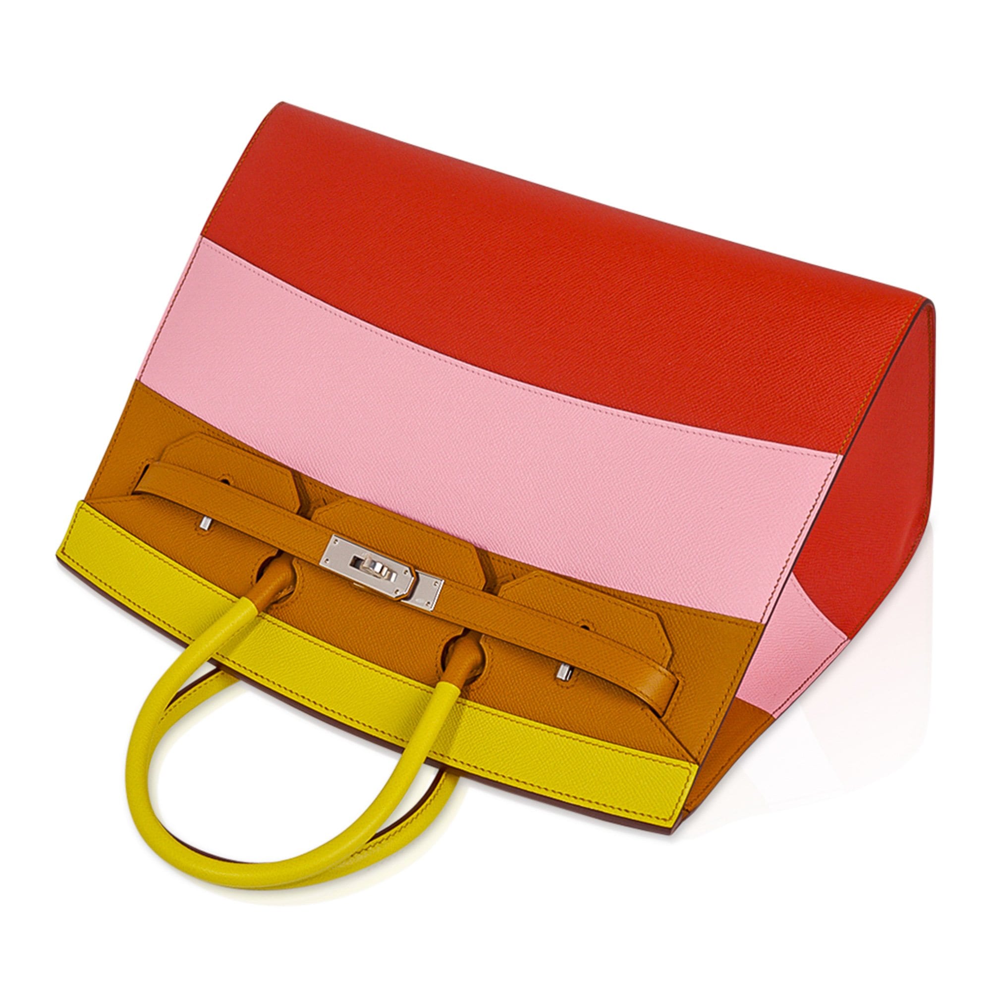 Sunrise Rainbow Sellier Birkin 35 Limited Edition Bag