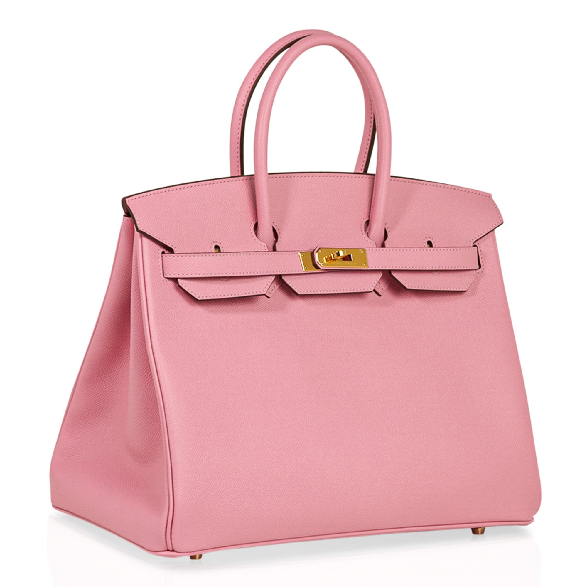 Birkin HSS 35 Bag Rose Confetti / Rubis Gold Hardware Epsom Leather
