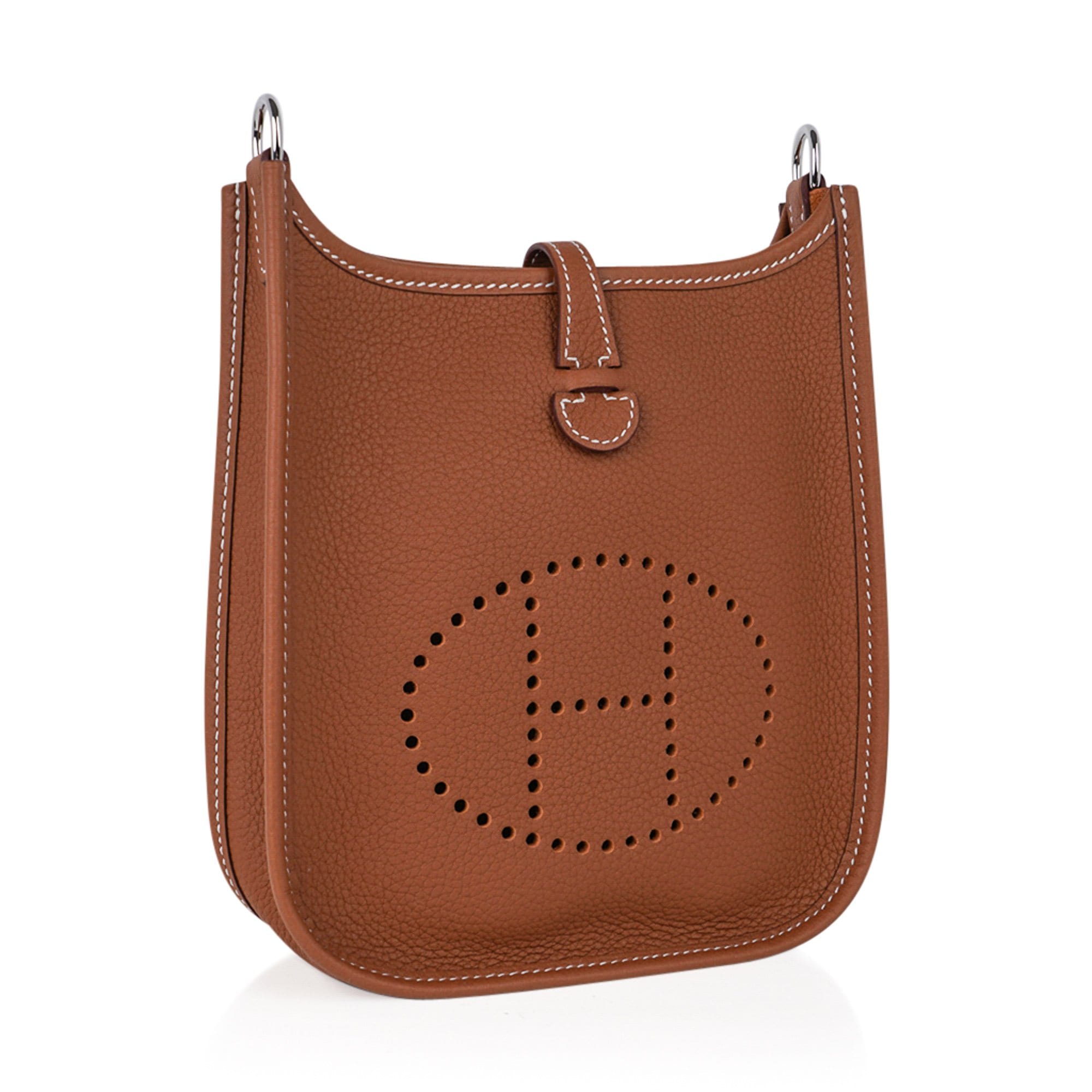 Evelyne TPM Amazone Bag Gold Taurillon Maurice Palladium