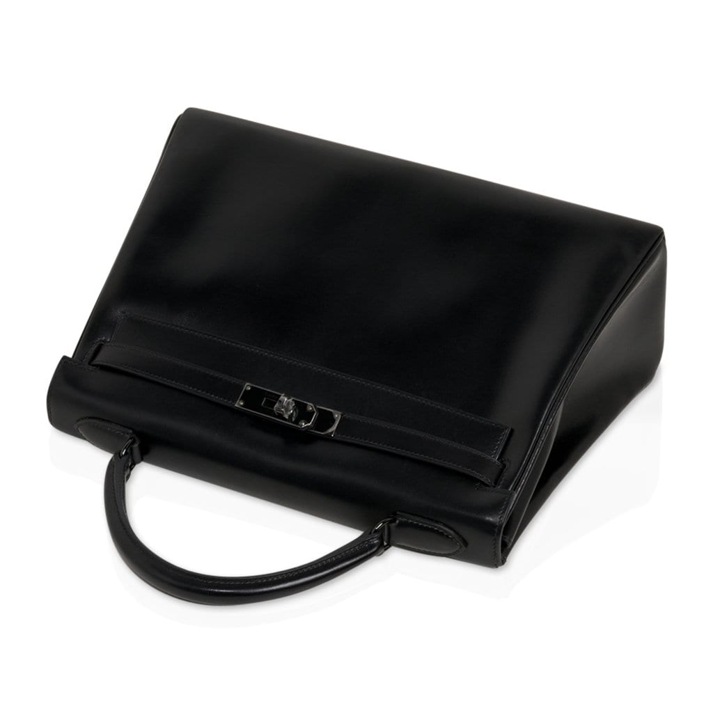 Kelly 32 So Black Bag Box Leather Limited Edition