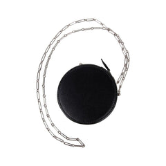 Limited Edition Micro Rond Veau Noir Villandry Bag Paper Clip Chain