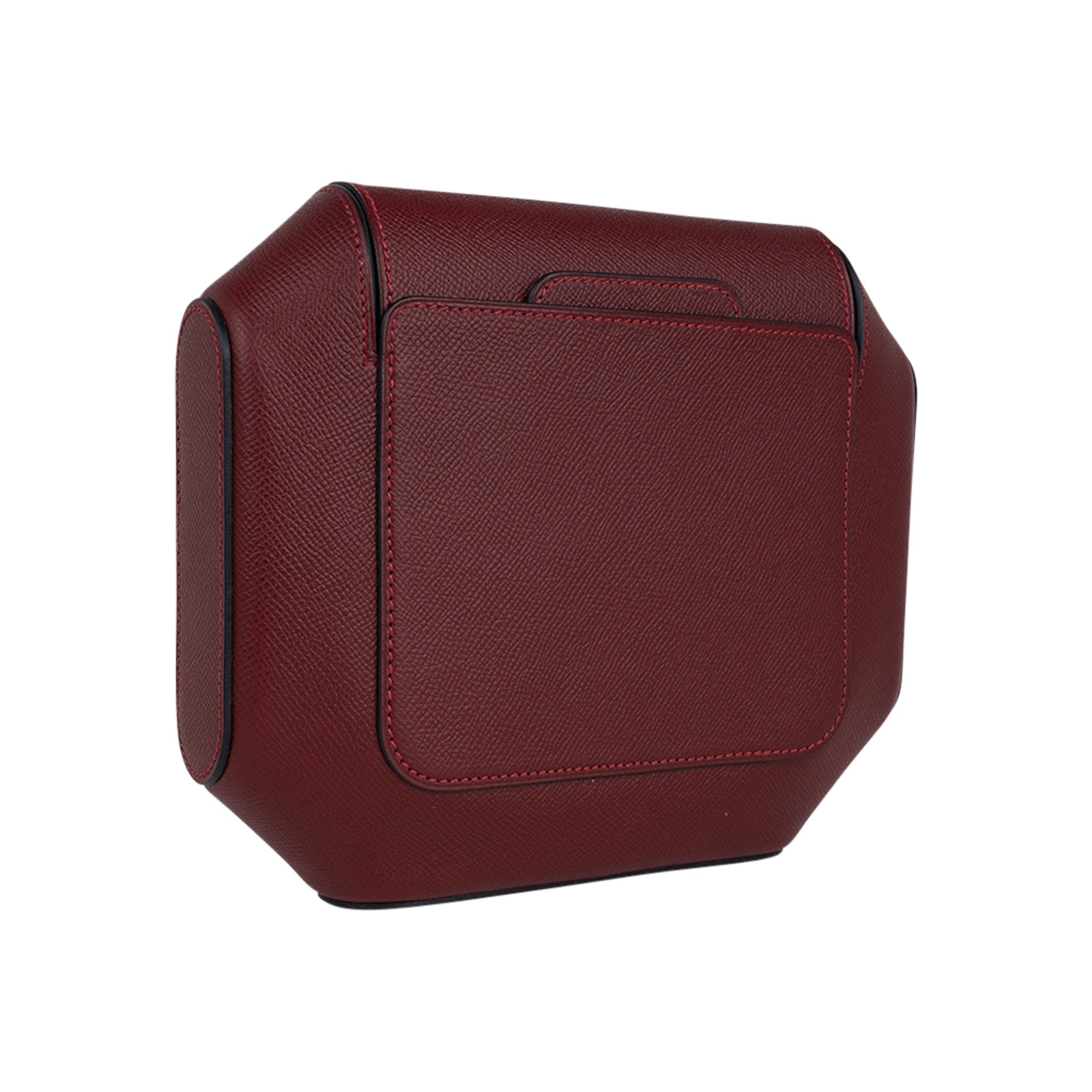 Limited Edition Octogone Pochette Clutch Bag Rouge H Epsom Leather