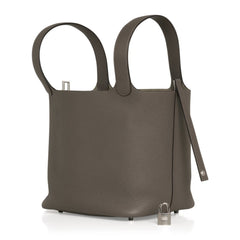 Picotin Lock 22 Bag MM Etain Palladium Hardware