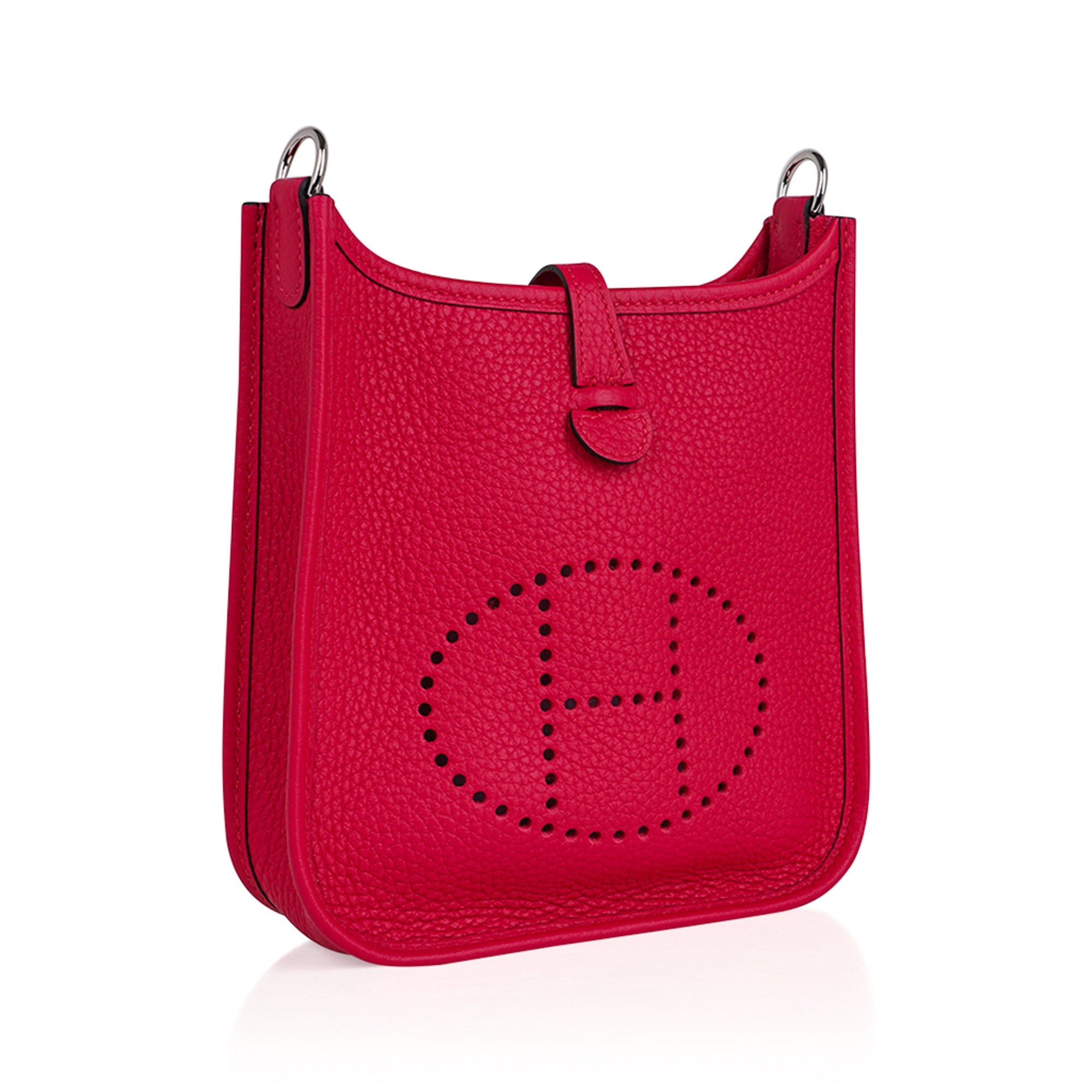 Mini Evelyne III TPM Bag Framboise Flipperball Strap with Palladium Hardware